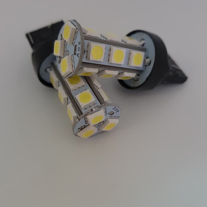 Stop Lamp Strobo Lampu Rem Led Kedip T20 18 Titik - Putih Murah + Gratis