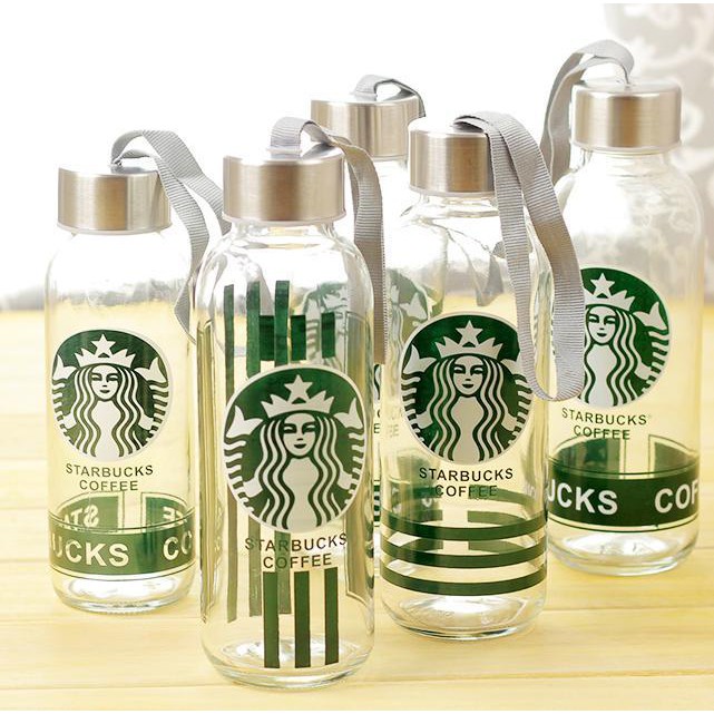 Botol Tumbler Starbucks / Starbucks Botol Kaca / Botol Starbuck 300ml