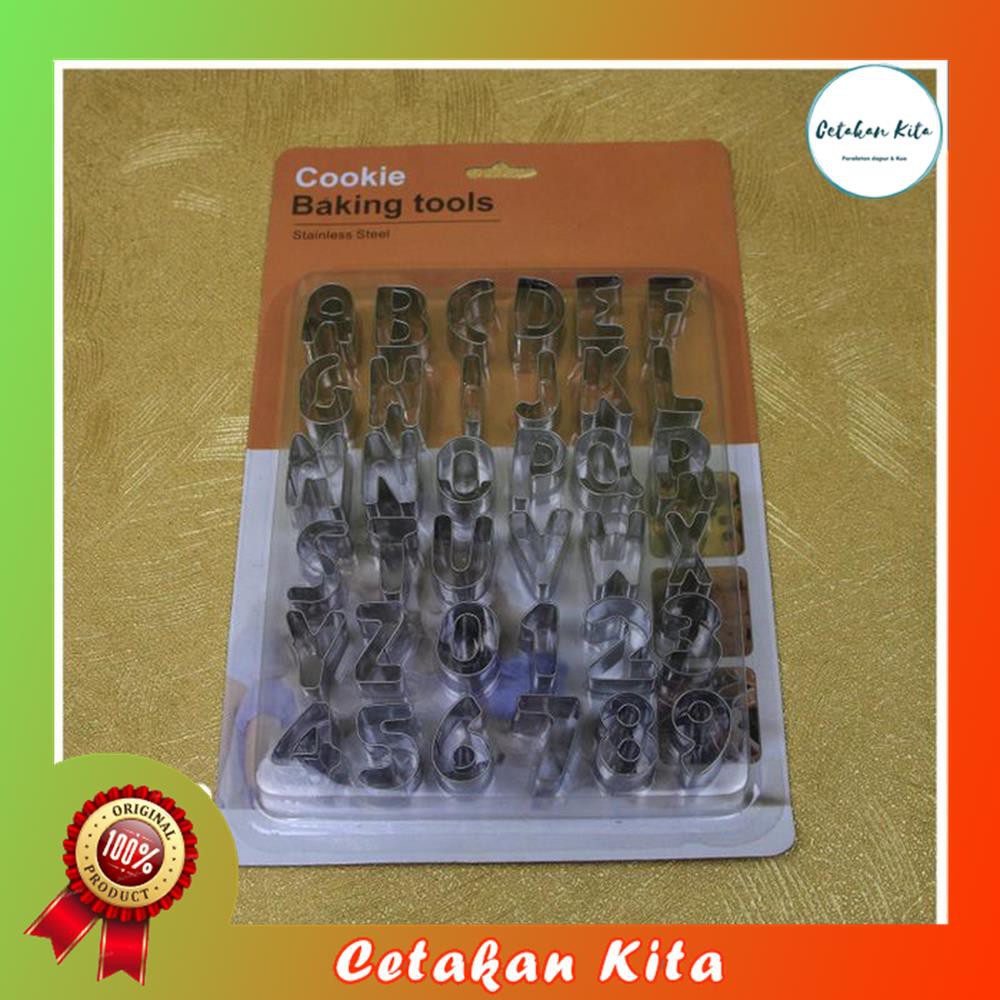 

Cookies Cutter Mingjian Hurup Dan Angka | Ring Cutter Angka Hurup