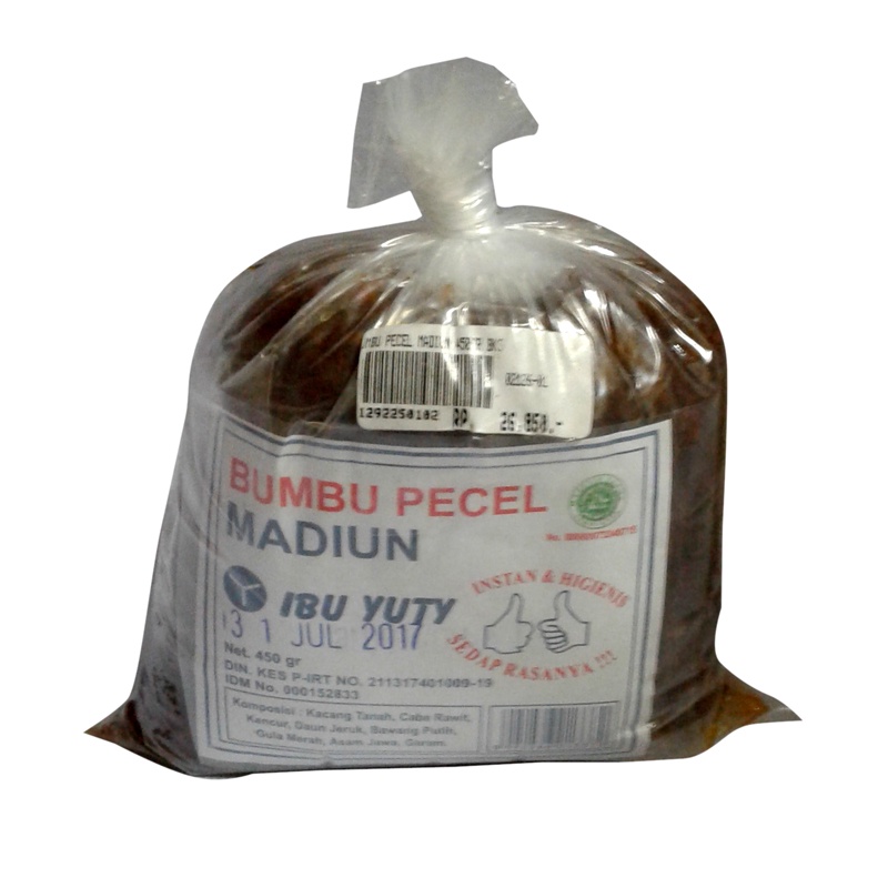 

Bumbu Pecel Madiun 450Gr