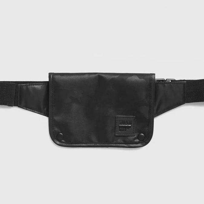 TAS SUPERDRY SURPLUS SMALL POUCH WAIST BAG CAMO BLACK ORIGINAL FDHGF4654