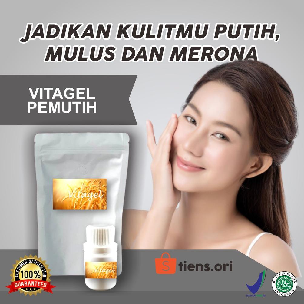 Pemutih Vitagel Isi 20 Softgel Pemutih Seluruh Badan Vitaline Pemutih Seluruh Tubuh Vitagel Pemutih