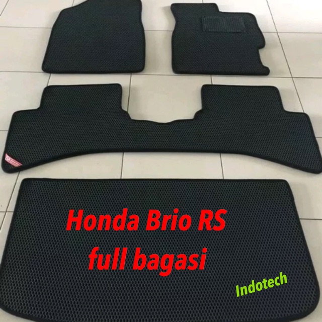 Karpet Mobil Honda Brio RS Full Bagasi 2 Lapis