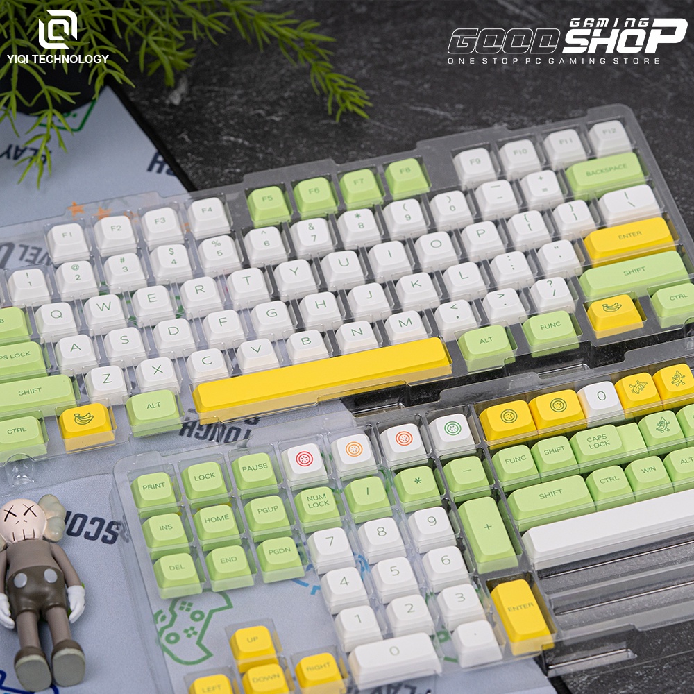 Yiqi Keycaps Fruit Design PBT Dye Sub XDA Profile