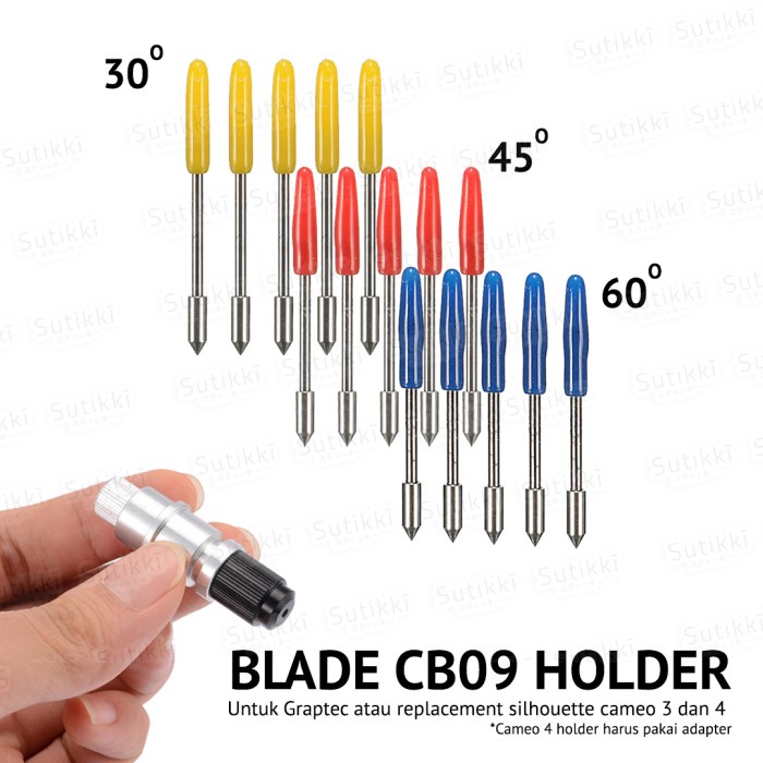 

Buruan Mata Pisau Mesin Cutting Graphtec Blade Silhouette Cameo 3 4 Cb09 Limited