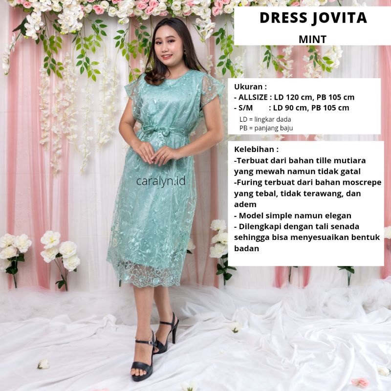 DRESS BRUKAT KOREA JOVITA