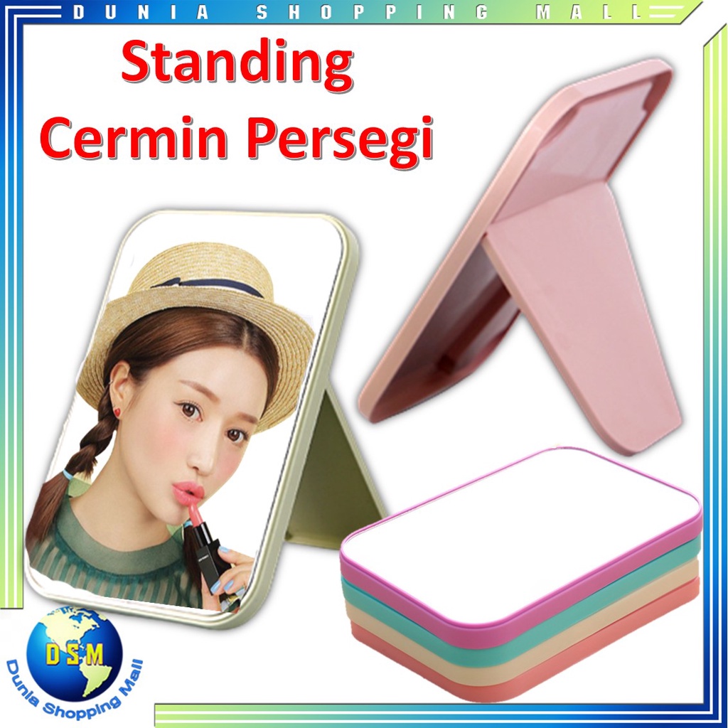 Jual Dsm Cermin Lipat Persegi Portable Beauty Mirror Kaca Rias Make Up Kaca Rias Make Up Lipat 8116