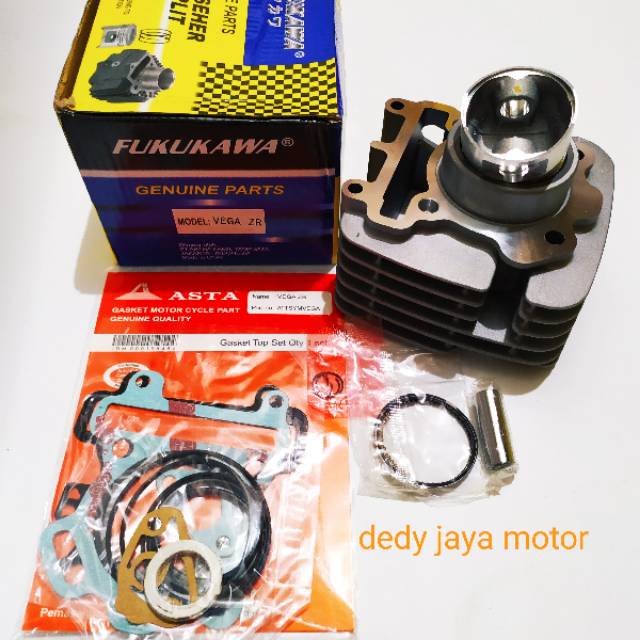 Blok seher komplit + paking top set Vega ZR original fukukawa genuine parts berkualitas terjamin