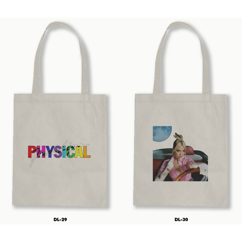 TOTE BAG BLACU - DUA LIPA 02