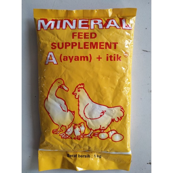 MINERAL FEED SUPPLEMENT A (ayam) + itik 1 KG