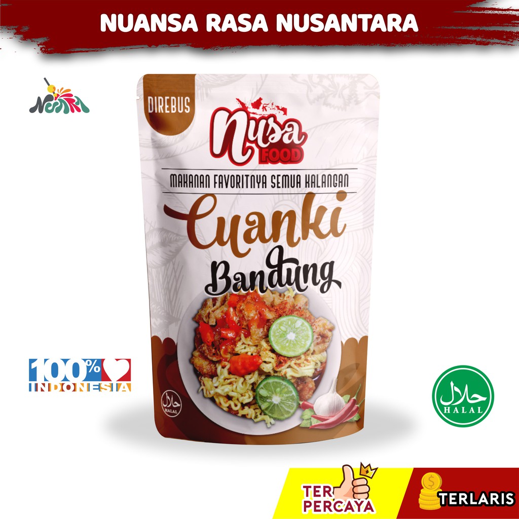 

[ RECOMENDED ] NUSA FOOD - Batagor & Cuanki Bandung Kuah Rempah Nikmat Pedas Lezat Nagih Termurah. 1