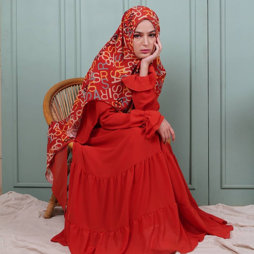 RUQAYAH Series set Syari by SARKIS Hijab Khimar Printing