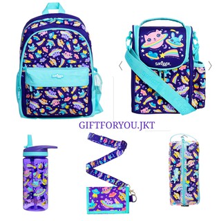 Smiggle Backpack Anak  Perempuan Ungu Kupu Butterfly Tas  