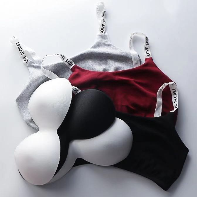 Sport Bra Polos Fashion Wanita Bra Yoga Bra Olahraga Sport Bra Seamless Import