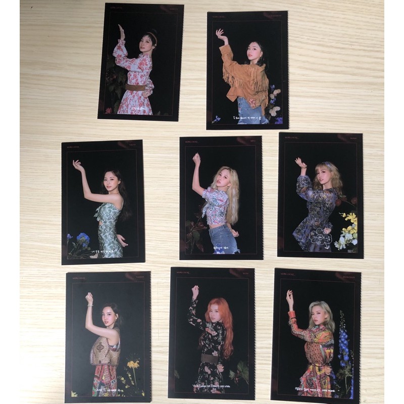 

[BACA DESK] Sharing TWICE MORE & MORE POSTCARD
