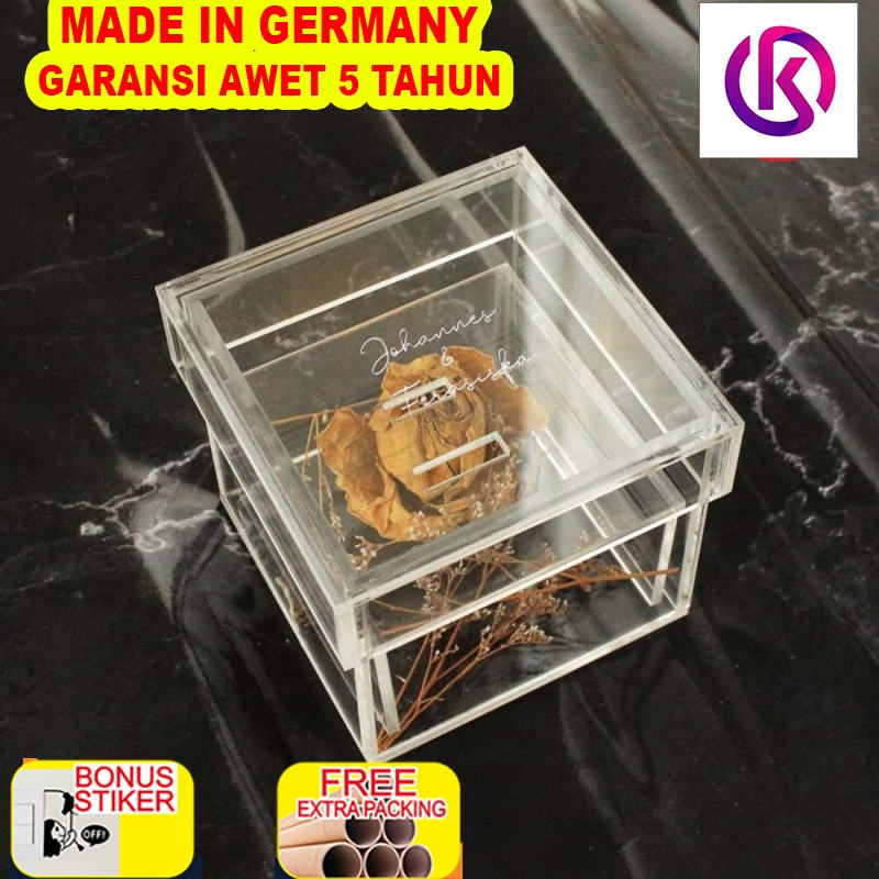 

Murah Acrylic Ring Box Grafir 8x8 | Ring Box Akrilik | Kotak Cincin Acrylic