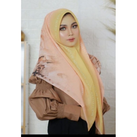 Ivan Gunawan Mandjha Hijab Milan Kuning Peach,Ready Banyak Motif Lainnya Beauty Summer Grey,Stripe G