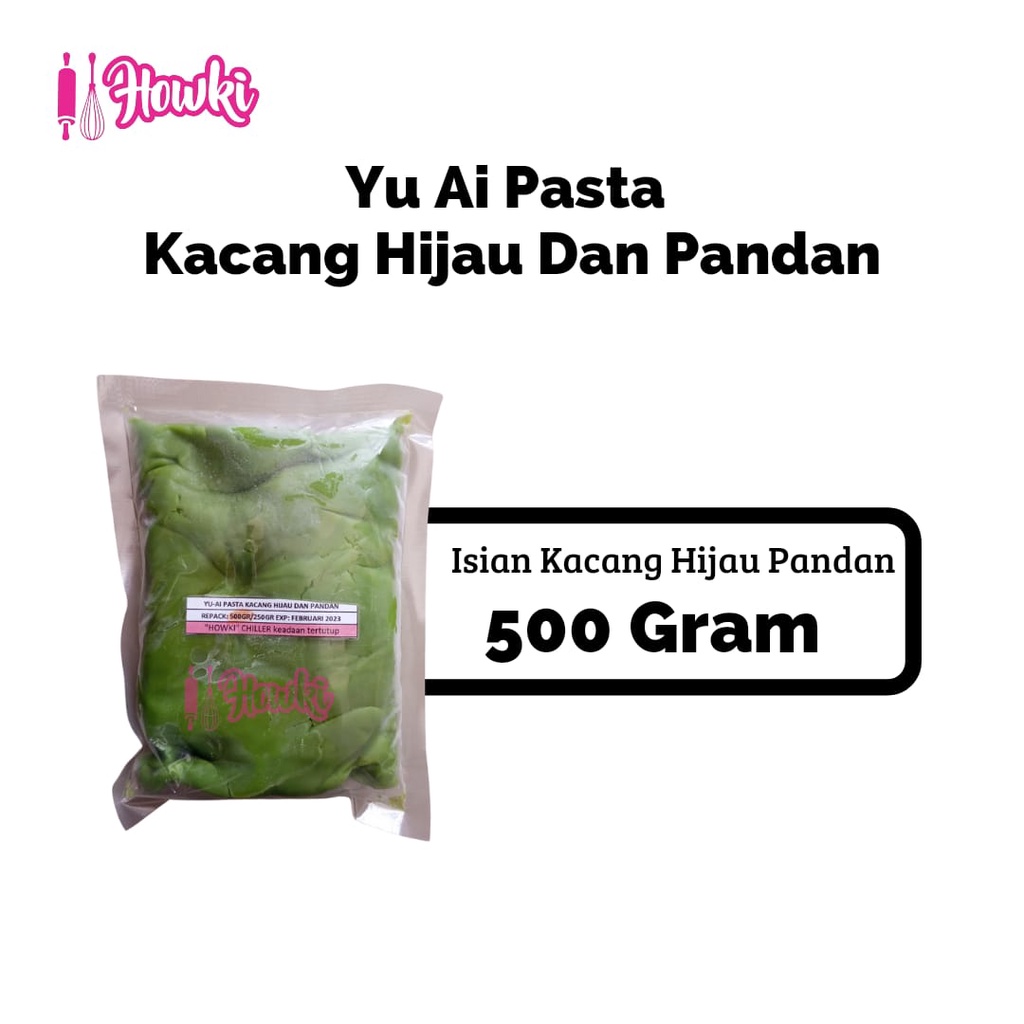 

Yu Ai Bun Filling kacang hijau dan pandan 500gr