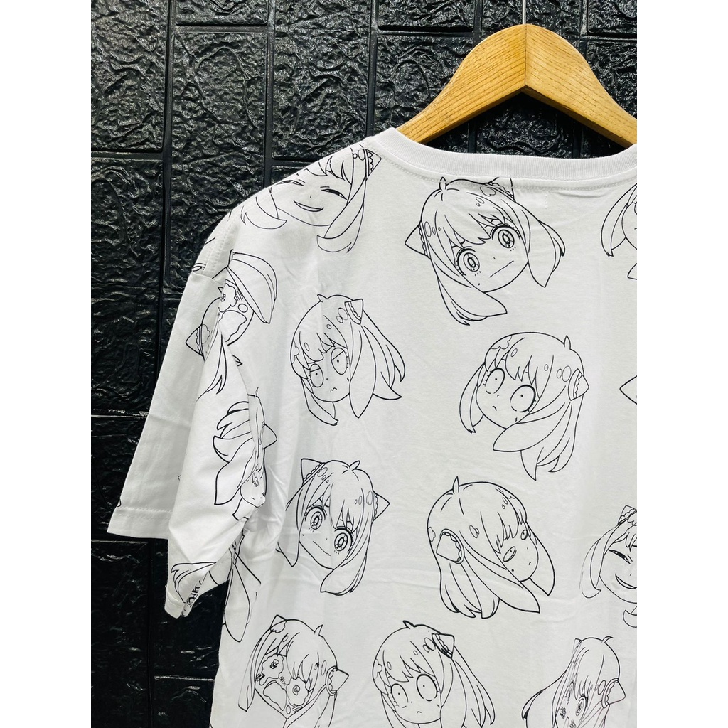 Tshirt Anya Telepath Expression White Anime Manga SPY X Family Premium Unisex