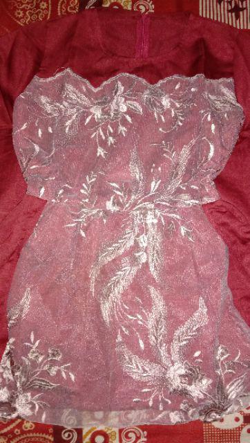 Ag - Cp Erdogan Couple Gamis Batik Brukat Cardigan