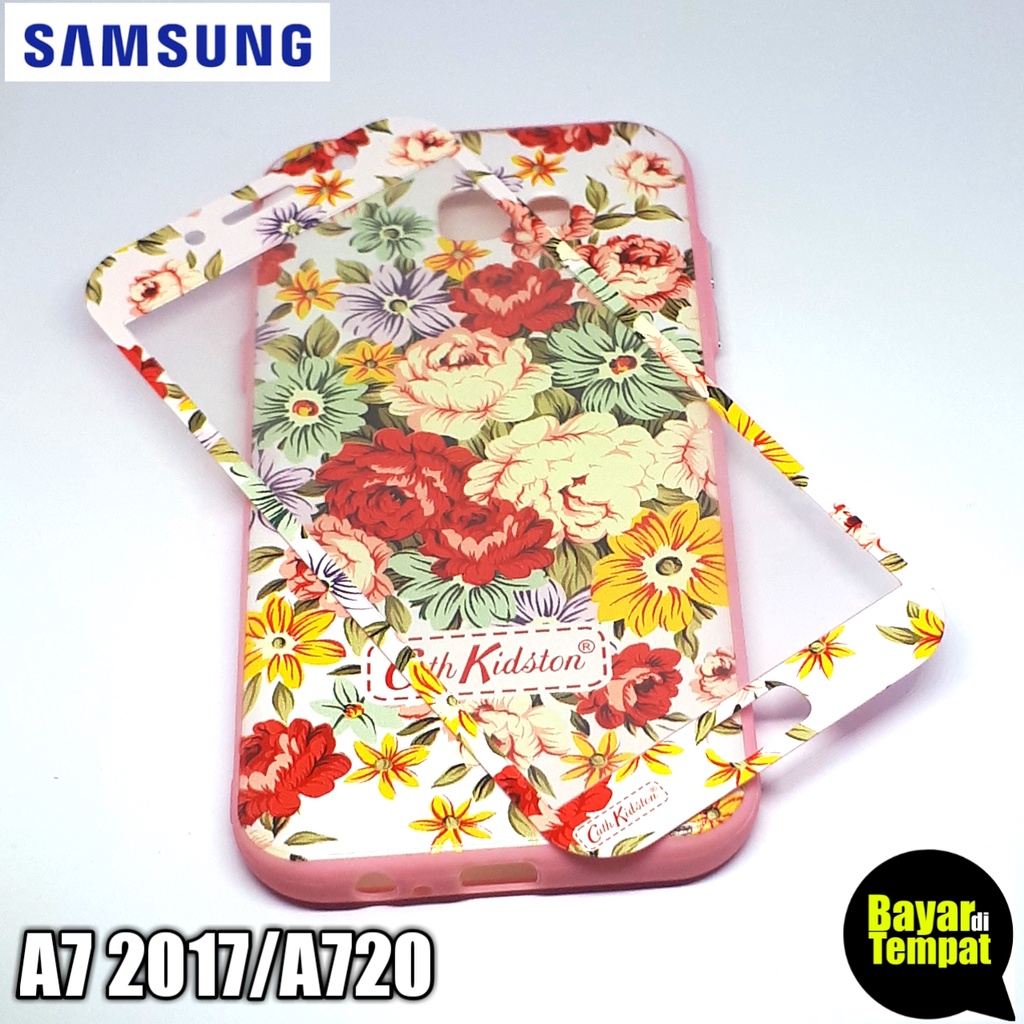 Case Hp Motif Bunga For Samsung A7 2017/A720