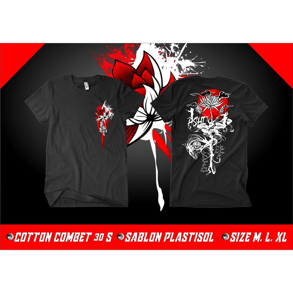 KAOS PSHT JEPANG KAOS DISTRO TERATE KAOS SH TERATE