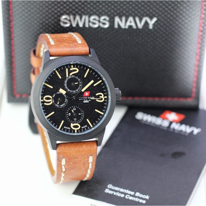 Jam tangan wanita SWISS NAVY 8915 chronograph original