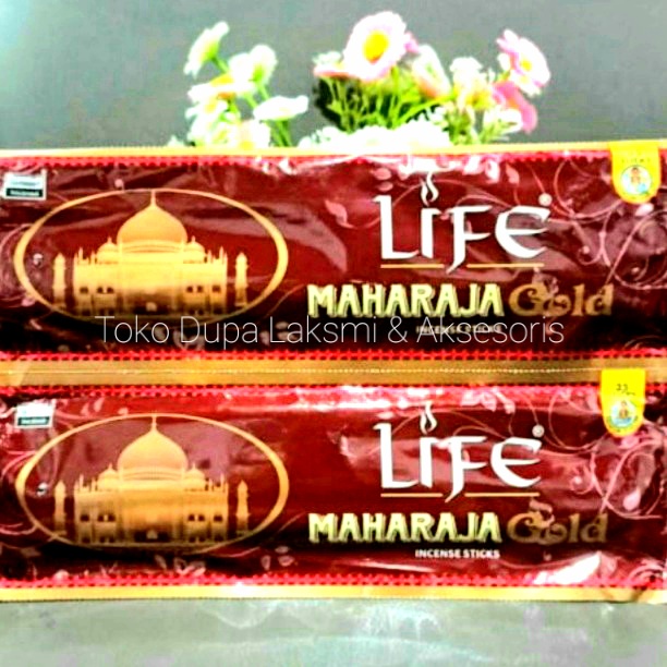 Hio Dupa Wangi Aromaterapi Life Maharaja Gold Darshan isi 35 Stik