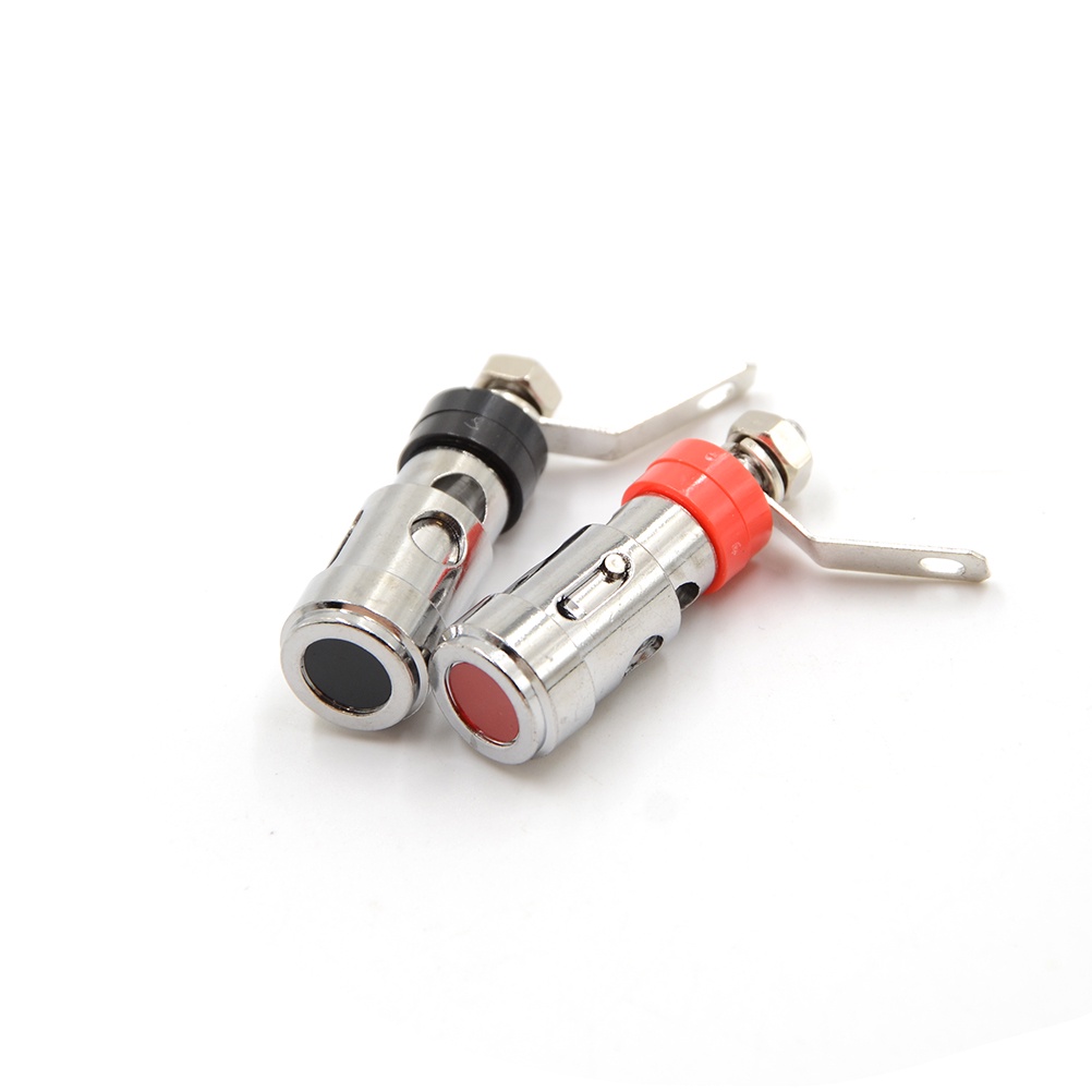 2pcs Terminal Binding Post Speaker Audio AMP Bahan Lapis