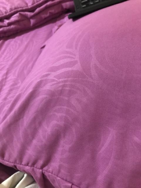 Yuli - Gamis Katun Ld 110 Cm Pb 135 Cm Batik Kencana Ungu(ku) Lebel Hitam(kuh)