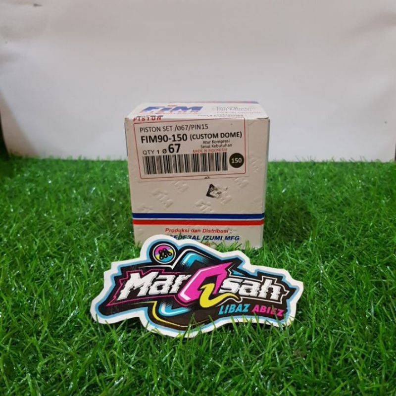 Piston Fim90 diameter 65.5 66 66.5 67 67.5 68 pin 15 piston fim tiger fim custom dome marqsah racing-67