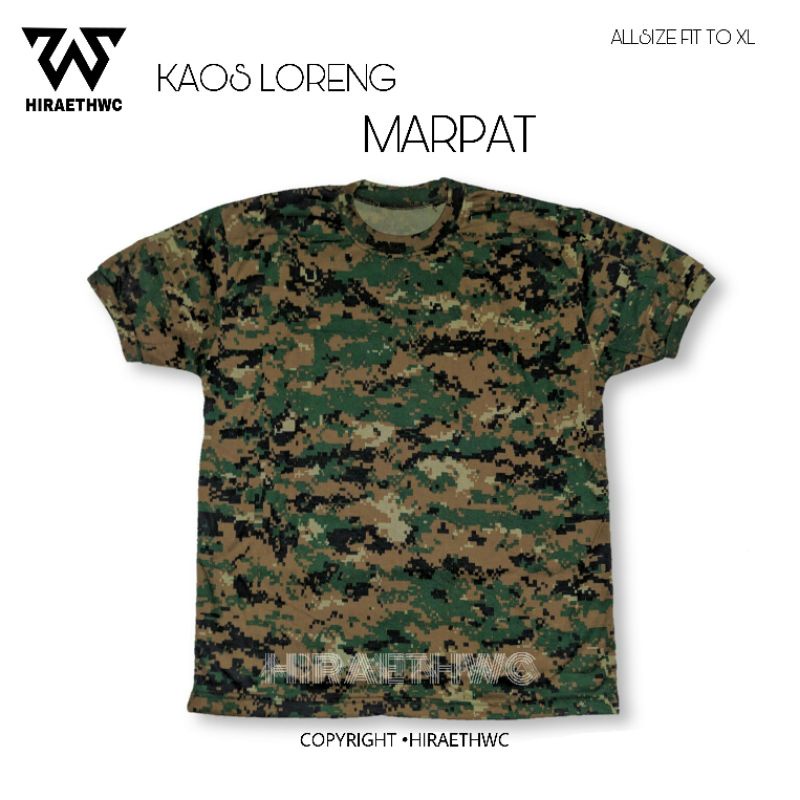 KAOS LORENG ARMY TERLENGKAP TERMURAH