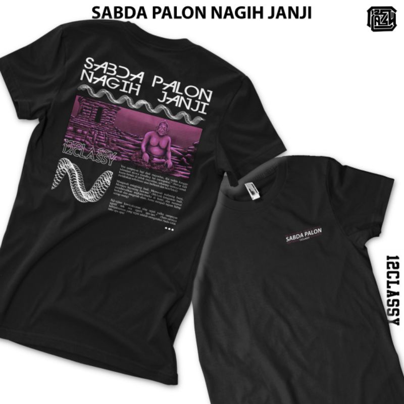 KAOS TANAH JAWA T-SHIRT JAWA | SABDA PALON | SEMAR | WAYANG