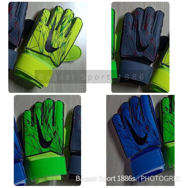 Sarung Tangan Gloves Kiper Goal Keeper GK Nike Model 6 Up Import Sepakbola Futsal Glove Bola Mozaik
