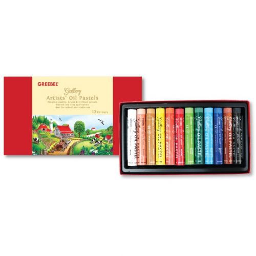 

Greebel Artists Oil Pastels 12 Warna