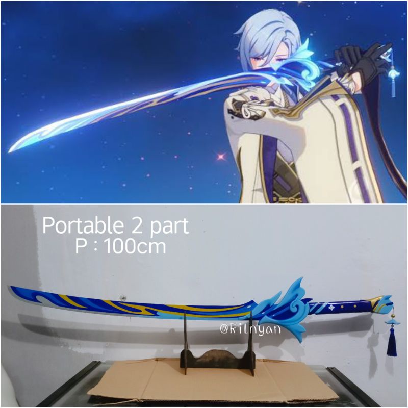 Haran Tsukishiro Futsu Sword ayato Genshin Impact