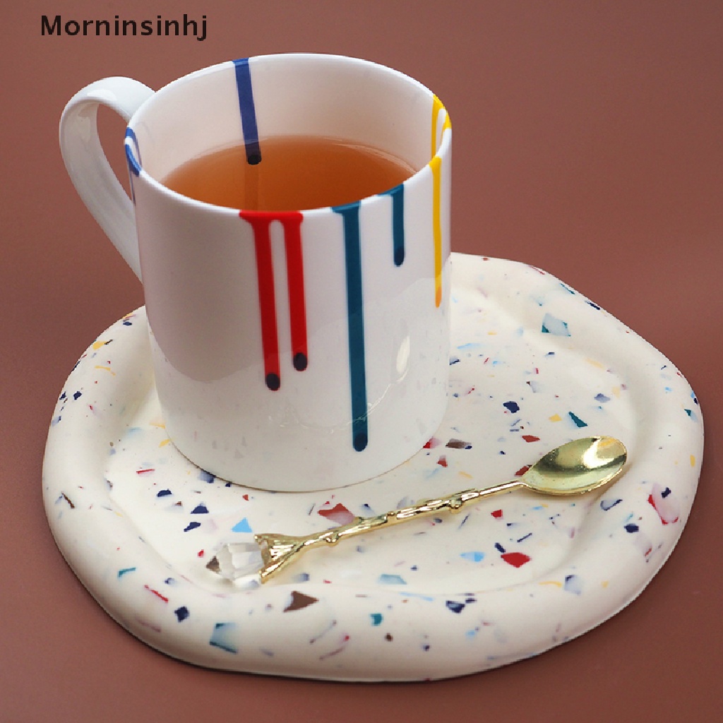 Mornin DIY Resin Irregular Clouds Plate Tray Tea Coaster Piring Perhiasan Cetakan Silikon id