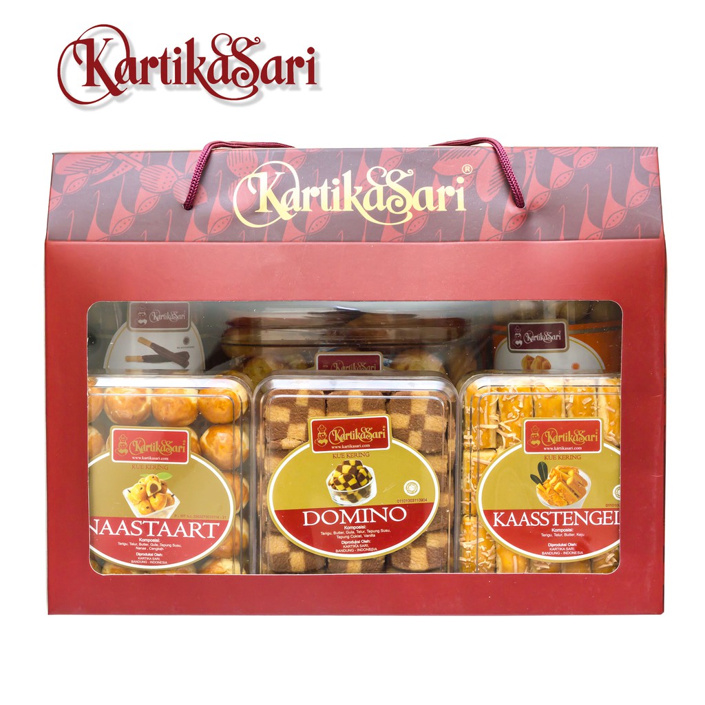 

Paket Hadiah Parcel HAMPERS PLATINUM Kartikasari Bandung isi 6 pcs