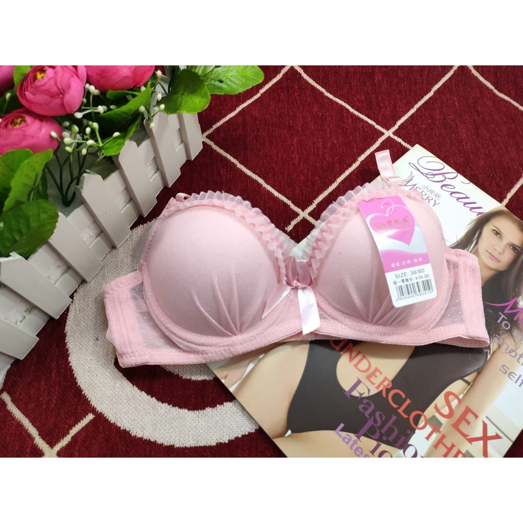 Bra / bh wanita 826 new busa tipis kain,  ada kawat