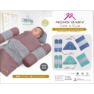 Bantal Guling Set Selimut Mom's Baby Mildy Series MBB5015