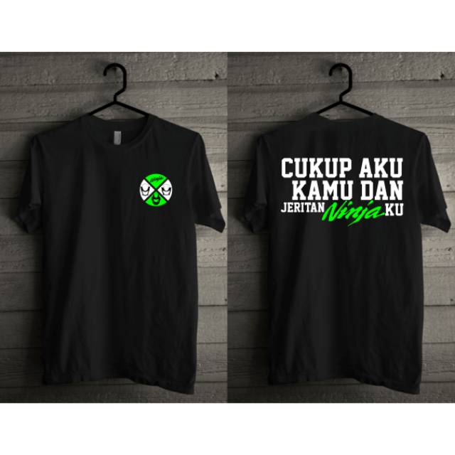 KAOS  BAJU kawasaki Ninja 150 R RR MURAH TERLARIS PRIA WANITA BISA COD
