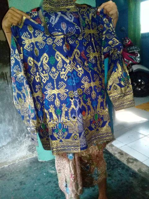 Gamis Syari Atasan Couple Sarimbit Batik Ramadhani Gayatri Prada