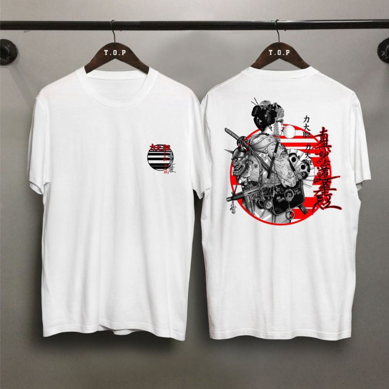 Kaos ASIAN REBEL/KAOS SAMURAI/KAOS JEPANG/KAOS MURAH/KAOS KEKINIAN