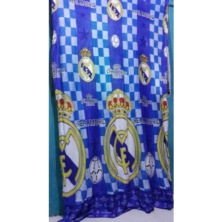 Selimut bola Real Madrid free tas