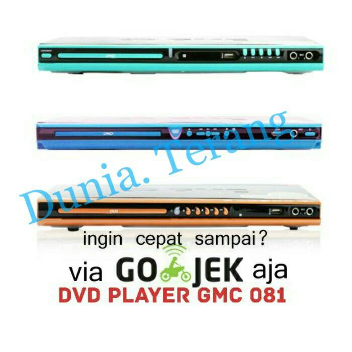 GMC DVD / CD / MP3 Player Usb - DVD KARAOKE GMC bisa gojek