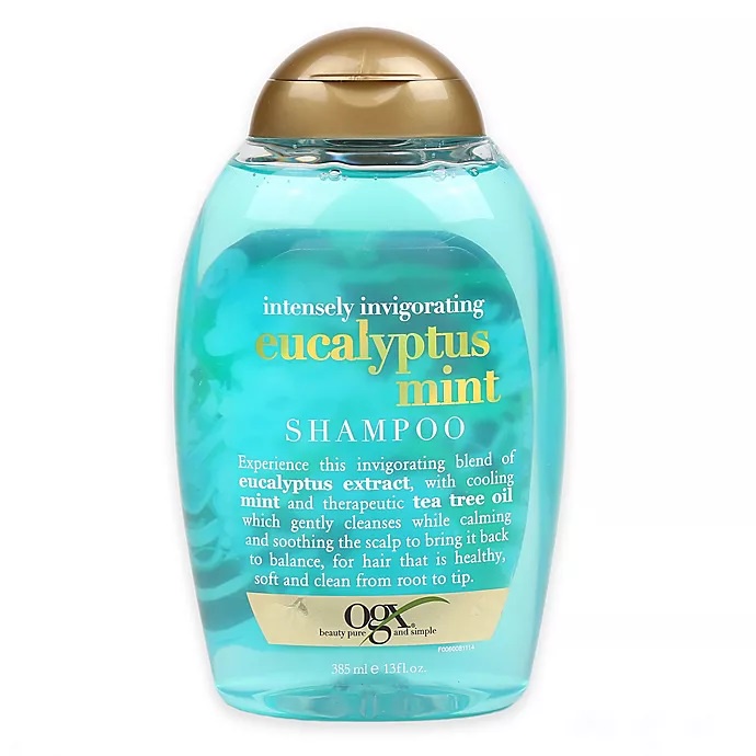 Jual OGX Intensely Invigorating Eucalyptus Plus Mint Shampoo 385ml Shopee Indonesia