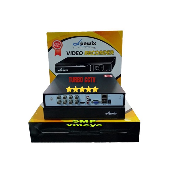 DVR CCTV 8CH 5MP 2560P H.265 SUPPORT SEMUA CCTV