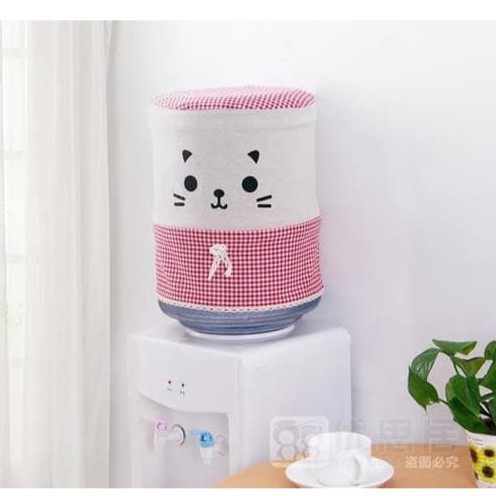 Sarung Cover Penutup Galon Aqua Lucu Dekorasi Galon Karakter Bahan Katun Linen LR1000