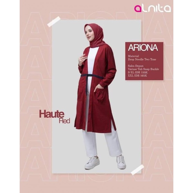 Baju || Muslim || Outer rajut Alnita terbaru