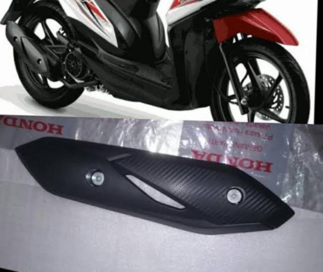 Tutup Knalpot Motor Beat New 2017 Standar Original